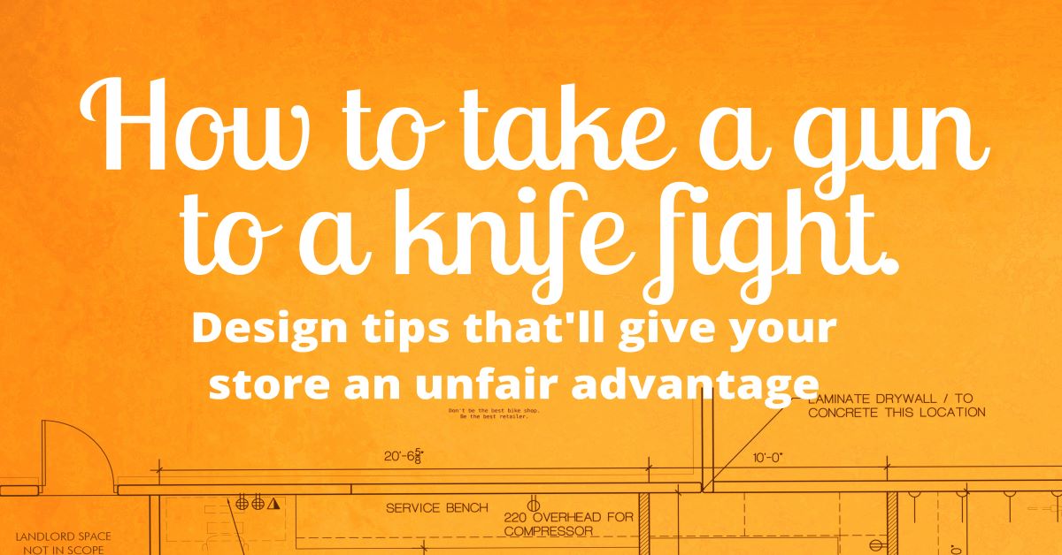 How to take a gun to a knife fight