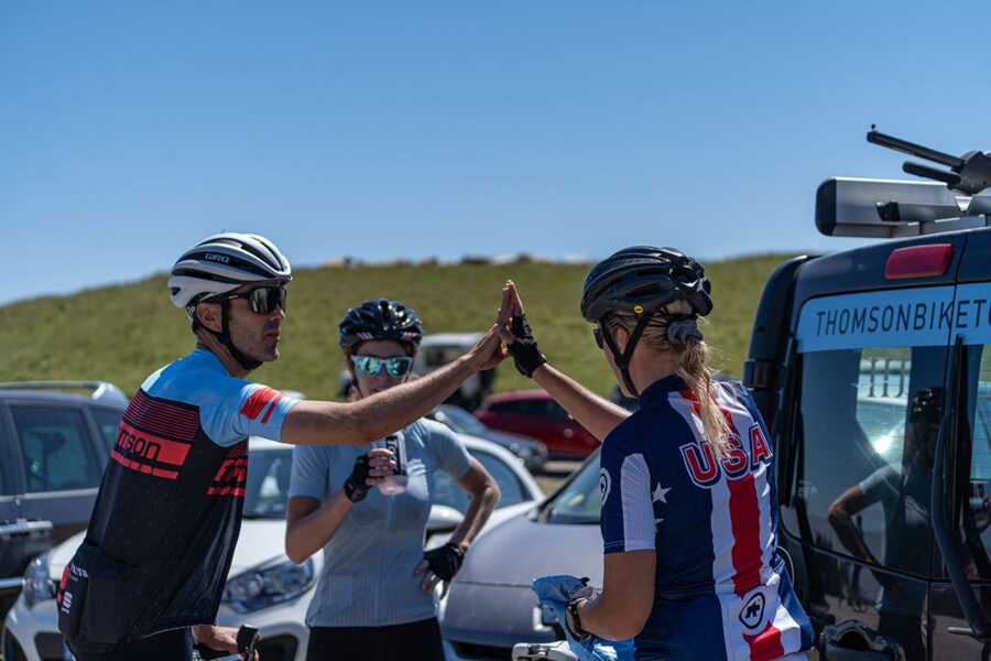 Thomson Bike Tours group