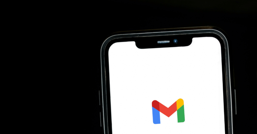 Phone opening Gmail app